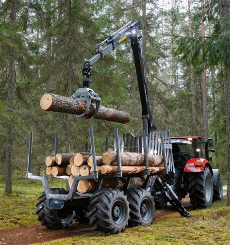 tractor loader mounted log grapple